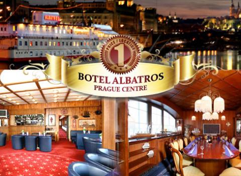 Romantika v Boteli Albatros*** na Vltave v centre Prahy, urobte si nezabudnuteľný zážitok so svojou druhou polovičkou.