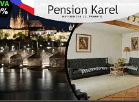 Navštívte romantickú Prahu.Ubytovanie s raňajkami vo vilovom penzióne Karel neďaleko centra s príjemnou atmosférou na 2 dni. 