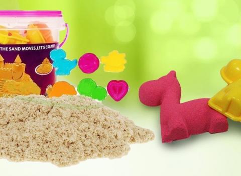 Fantastický kinetický piesok. Vhodný je nielen na tvorivé hry, ale aj terapeutické aktivity, keďže je veľmi príjemný na dotyk.