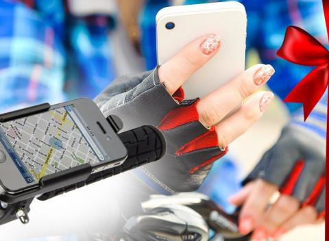 Držiak na iPhone pre bicykle. Vyrazte na cesty, intenzívny tréning, alebo rýchlu jazdu do školy s mobilom stále na očiach.