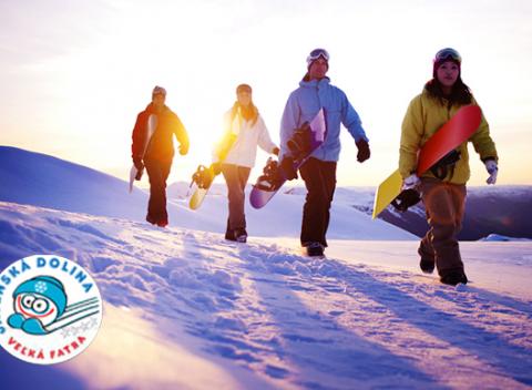Skipas na 4 hodiny v Jasenskej doline pre dospelých aj deti. Poriadna lyžovačka uprostred prírody v Malej Fatre.