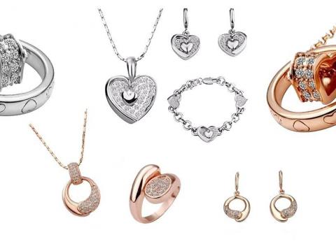 Luxusné doplnky nielen na všedný deň. Jedinečný 3-dielny set krásnych, masívnych šperkov alebo romantický náhrdelník Heart In. 