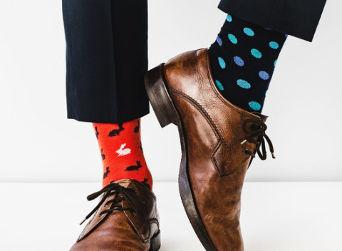 Originálne farebné Crazysocks ponožky pre pánov. Šírte dobrú náladu s veselými ponožkami.