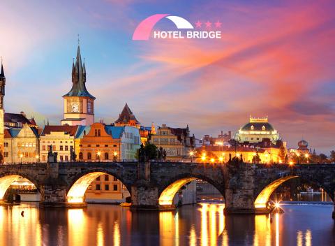 Krásne 3 dni vo dvojici v Hoteli Bridge*** v magickej Prahe. Zoberte svoju lásku do historickej stovežatej metropoly.