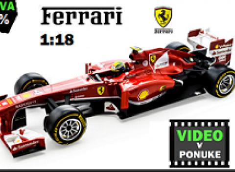 Formula Ferrari F138 na diaľkové ovládanie. Jedinečný darček, ktorý poteší každého chlapca, či muža bez ohľadu na vek.