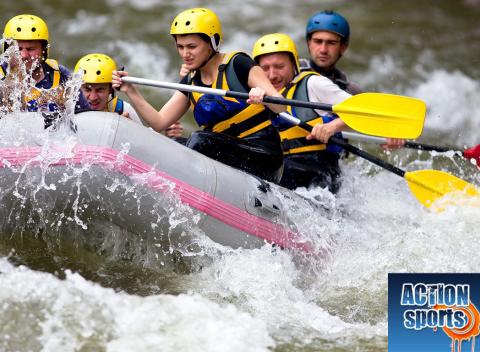 Prekonajte samých seba - rafting na umelom vodnom kanáli či splav rieky Belá s videozáznamom, skvelý bonus - voľný vstup na golfové ihrisko!