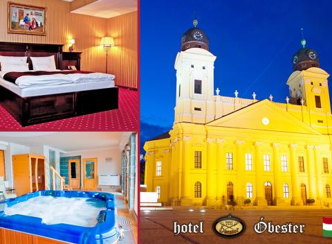 Relaxačný pobyt so vstupom do kúpeľov v historickom centre mesta Debrecín v Hoteli Óbester**** s neobmedzeným vstupom do wellness hotela!