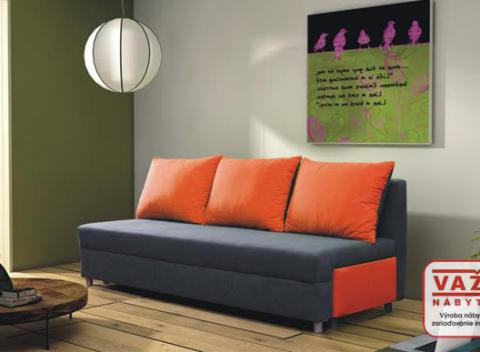 Pohovka vo veselých farbách v povianočnom výpredaji. Izbu dokáže oživiť a vniesť do nej optimizmus, pohodlie a útulnosť zároveň. 