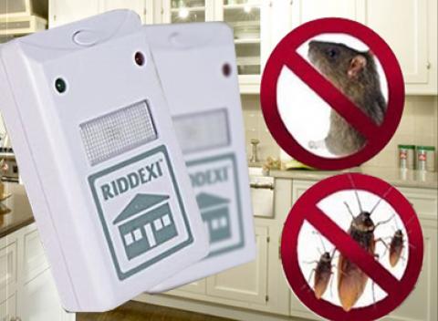 Odpudzovač Riddex poskytuje bezpečnú ochranu Vášmu domu pred poškodením hlodavcami a švábmi bez použitia chemikálií.