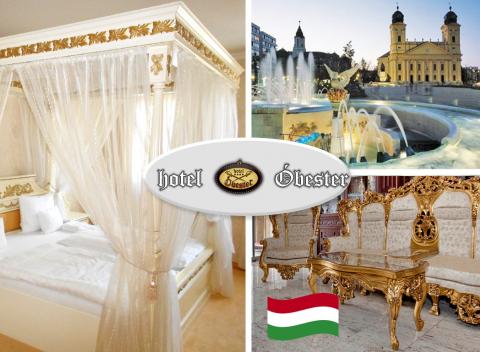 Vychutnajte si atmosféru historického Debrecína s neobmedzeným wellness a raňajkami v krásnom Hoteli Óbester****.