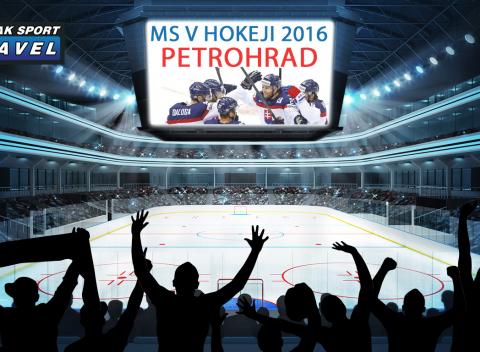 MS v hokeji 2016 v Petrohrade na vlastné oči iba za 339 € s dopravou, ubytovaním a vstupenkami na zápasy slovenskej reprezentácie!