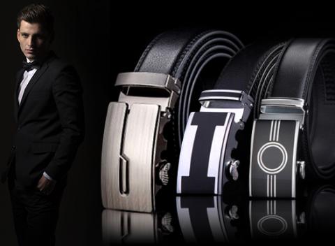 Elegantný pánsky kožený opasok v darčekovom balení. Štýlový doplnok, ktorý je jednou zo základných častí pánskeho odevu.