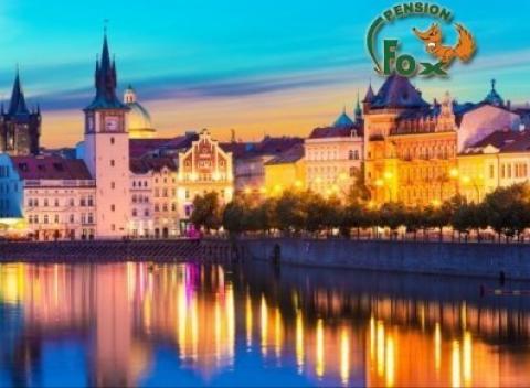 Spoznajte krásy a pamiatky Prahy. Skvelá dovolenka v penzióne Fox iba 15 minút od centra s raňajkami a masážou.