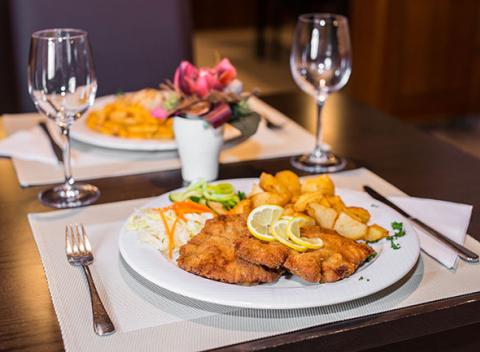 Spojte aktivity na hrádzi s dobrým jedlom a netrápte sa doma v kuchyni. Rezeň alebo grilovaná panenka s plesnivcom v Rusovskom penzióne.