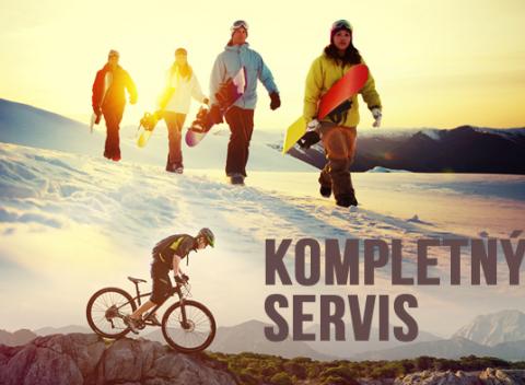 Kompletný servis lyží, snowboardov a bicyklov. Všetkým letným aj zimným miláčikom by sa patrilo zabezpečiť servis, aby nám robili radosť. 