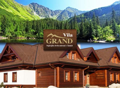 Užite si noblesu Tatier v priestrannej apartmánovej rezidencii Vila Grand. Skvelá dovolenka pre dvoch s privátnym vstupom do wellness.