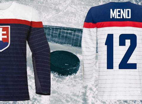 Hokejový či hokejbalový dres slovenskej reprezentácie s vlastným menom a číslom - výbava pre najväčších hokejových fanúšikov.