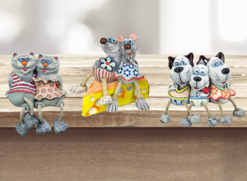 Keramické pokladničky v tvare roztomilých zvieratiek, s ktorými bude šetrenie zábavné.