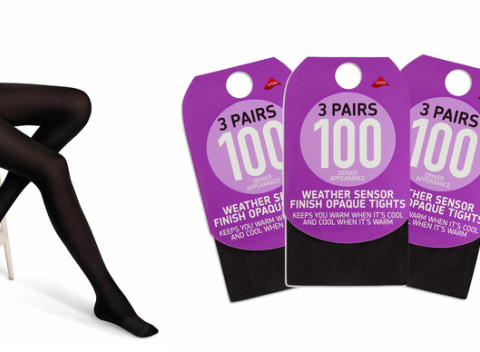 Kvalitné dámske pančušky univerzálnej čiernej farby s hrúbkou 100 DEN.