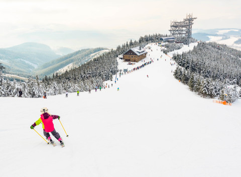 Dolní Morava: Penzión Na Rozcestí pri skiareáli a bobovej dráhe + polopenzia.