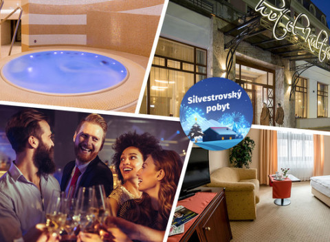 Silvester v HOTELI KULTÚRA*** s wellness, polpenziou a programom, možnosť zakúpiť si iba vstup ná bál.