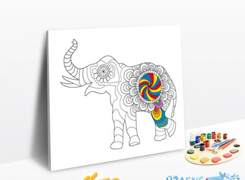 Antistresový obraz na plátne. Vytiahnite fixky či farby a zábava môže začať! Zaveste si doma na stenu niečo, čoho súčasťou ste vy samotný. 