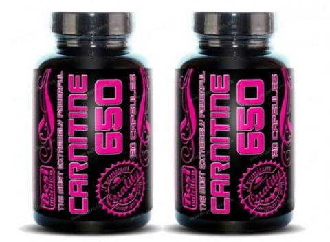Zbavte sa prebytočného tuku zdravo a pohodlne. Prírodný spaľovač tukov Carnitine 650 od Best Nutrition - 120 kaps. + 120 kaps. 