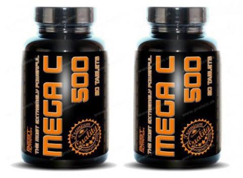 Vitamín mega C 500 + šípky od Best Nutrition 90 tbl. + 90 tbl zdarma. Vynikajúci antioxidant na podporu imunity organizmu. 