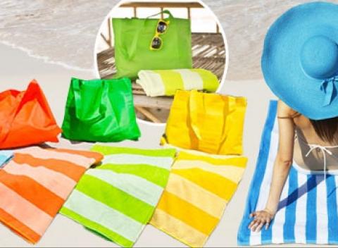 Osuška z rýchloschnúceho mikrovlákna nesmie chýbať na vašej dovolenke. K osuške dostanete praktickú plážovú tašku v rovnakej farbe.