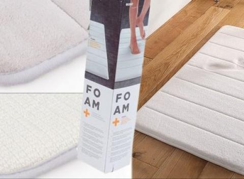 Užite si bezpečnosť a pohodlie s Cascade Mat – protišmykovou podložkou a vyvarujte sa tak úrazom v klzkej kúpeľni! 