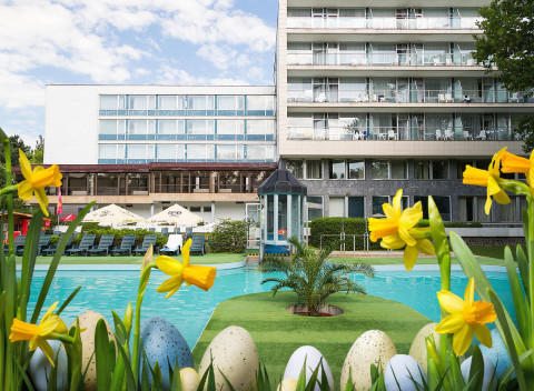 VEĽKÁ NOC v kúpeľoch Piešťany. Hotel Splendid Ensana Spa s polpenziou a procedúrami.