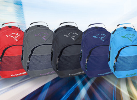 Všestranný batoh KangaROOS v 5 farbách - praktický parťák na každodenné využitie.
