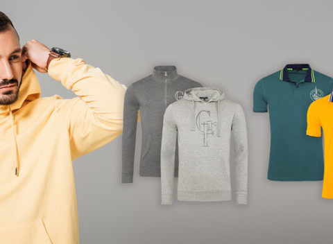 Pánske značkové tričká alebo mikiny talianskeho návrhára Gianfranca Ferrého.