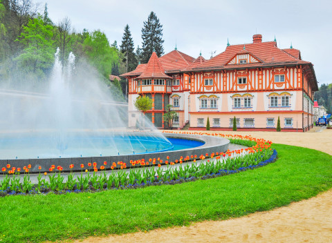 Luhačovice v Penzióne Oáza s polpenziou a vstupom do mestskej plavárne.