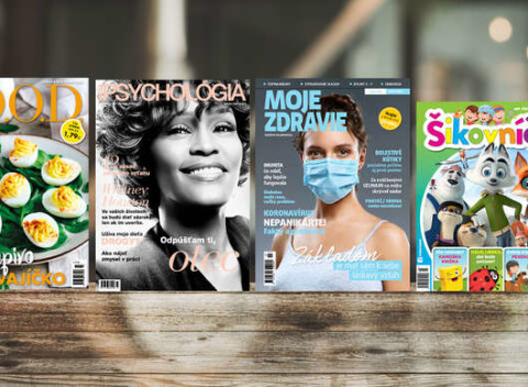 Mini predplatné mesačníkov Moje Zdravie, Moja Psychológia, Šikovníček a F.O.O.D..