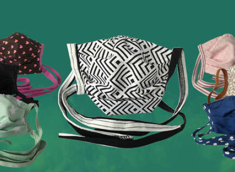 Kvalitné bavlnené rúška vyrobené na Slovensku v limitovanom množstve.