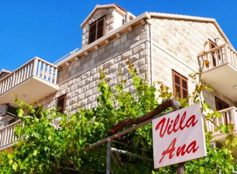 Dovolenka plná relaxu a zábavy pre vás i vaše deti v penzióne Villa Ana*** na 3 najväčšom ostrove Chorvátska - Brač v letovisku Bol.