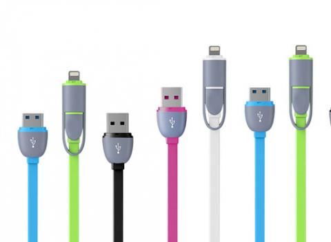 A kto povedal, že keď si nabíjate svoj telefón, tak táto "procedúra" nemôže vyzerať štýlovo? Praktické a farebné USB nabíjacie káble. 