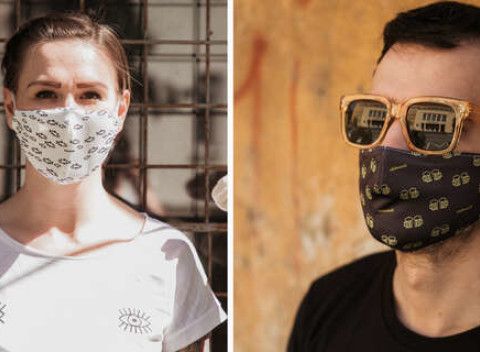 Originálne dizajnové anatomické rúško Fusakle, to je doslova štýl.