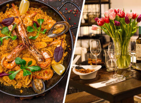 Španielske menu z La Cava Barcelona so sebou take away. Autentické katalánske jedlo.