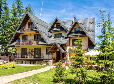 Príjemný pobyt s raňajkami alebo polpenziou v penzióne Willi v Zakopanom cez každé ročné obdobie.