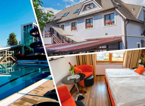 Relax v Spa&Aquapark Turčianske Teplice s polpenziou a ubytovaním v penzióne Panda.