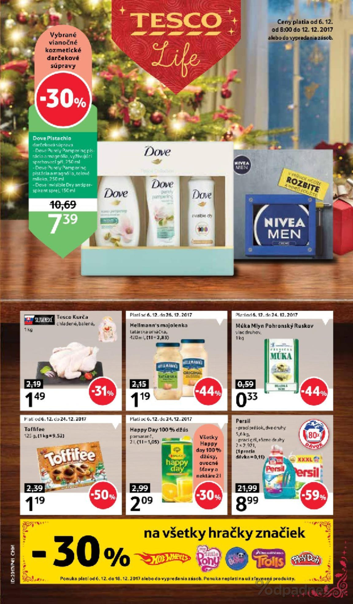 1. stránka Tesco letáku