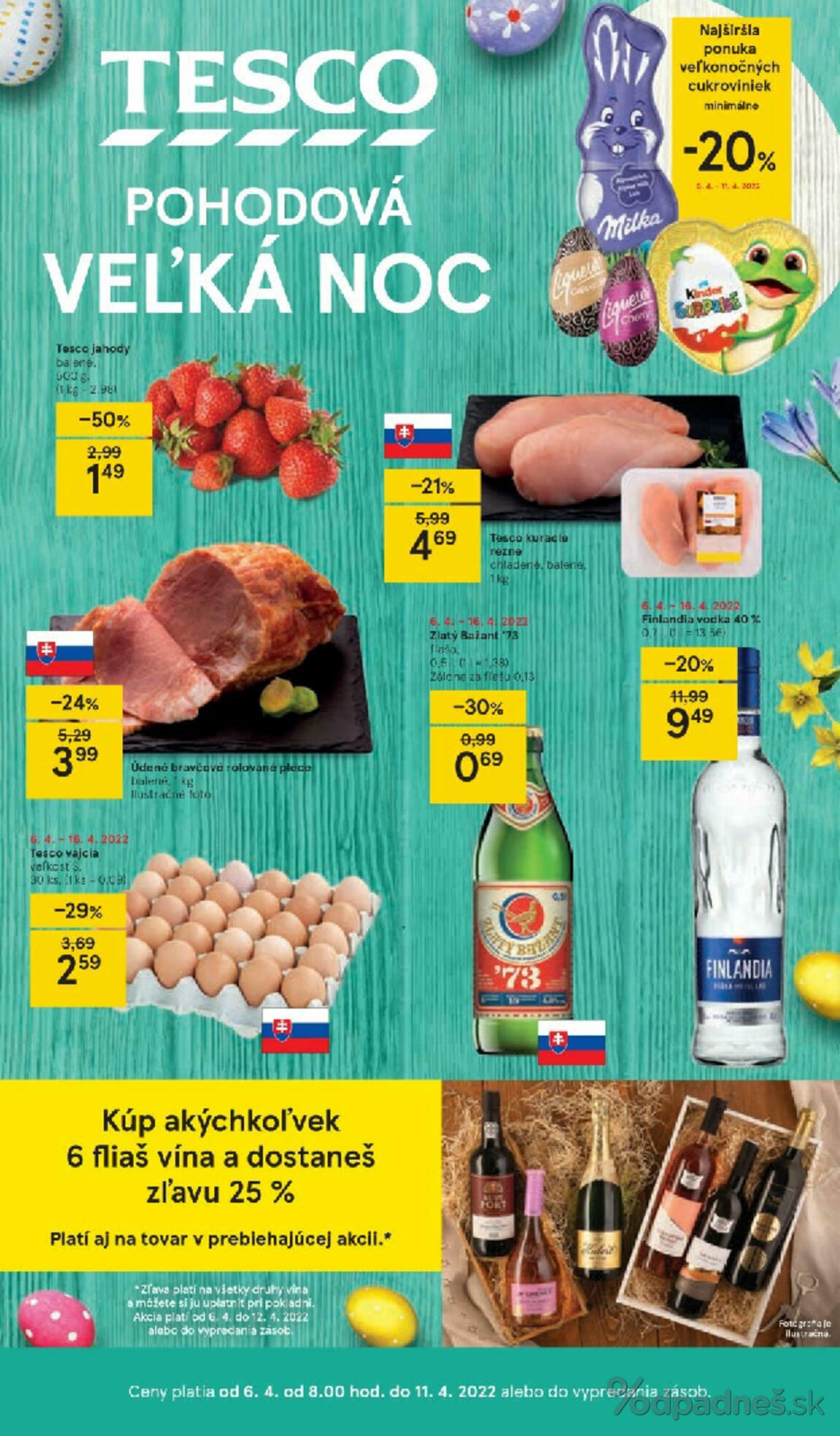 1. stránka Tesco letáku