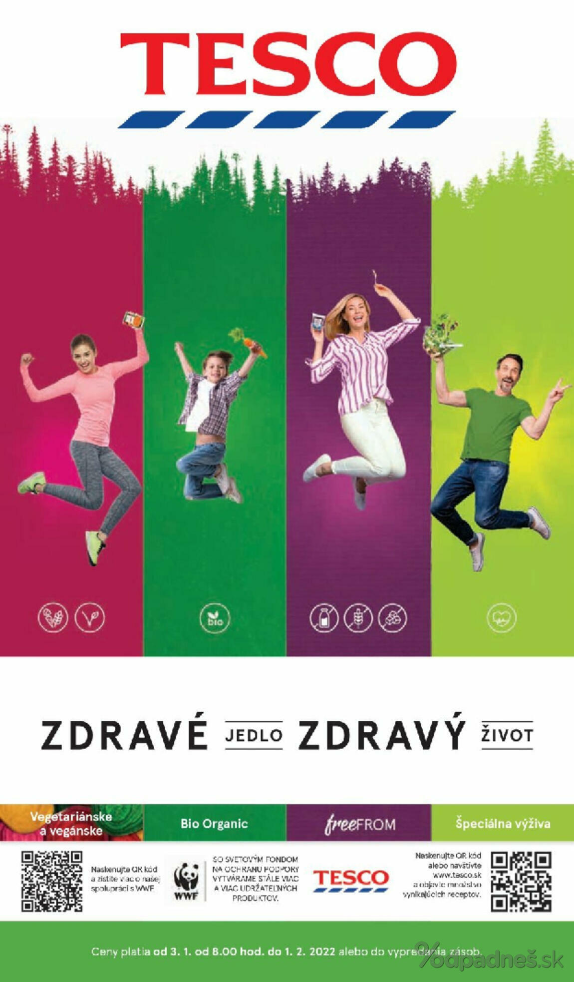 1. stránka Tesco letáku