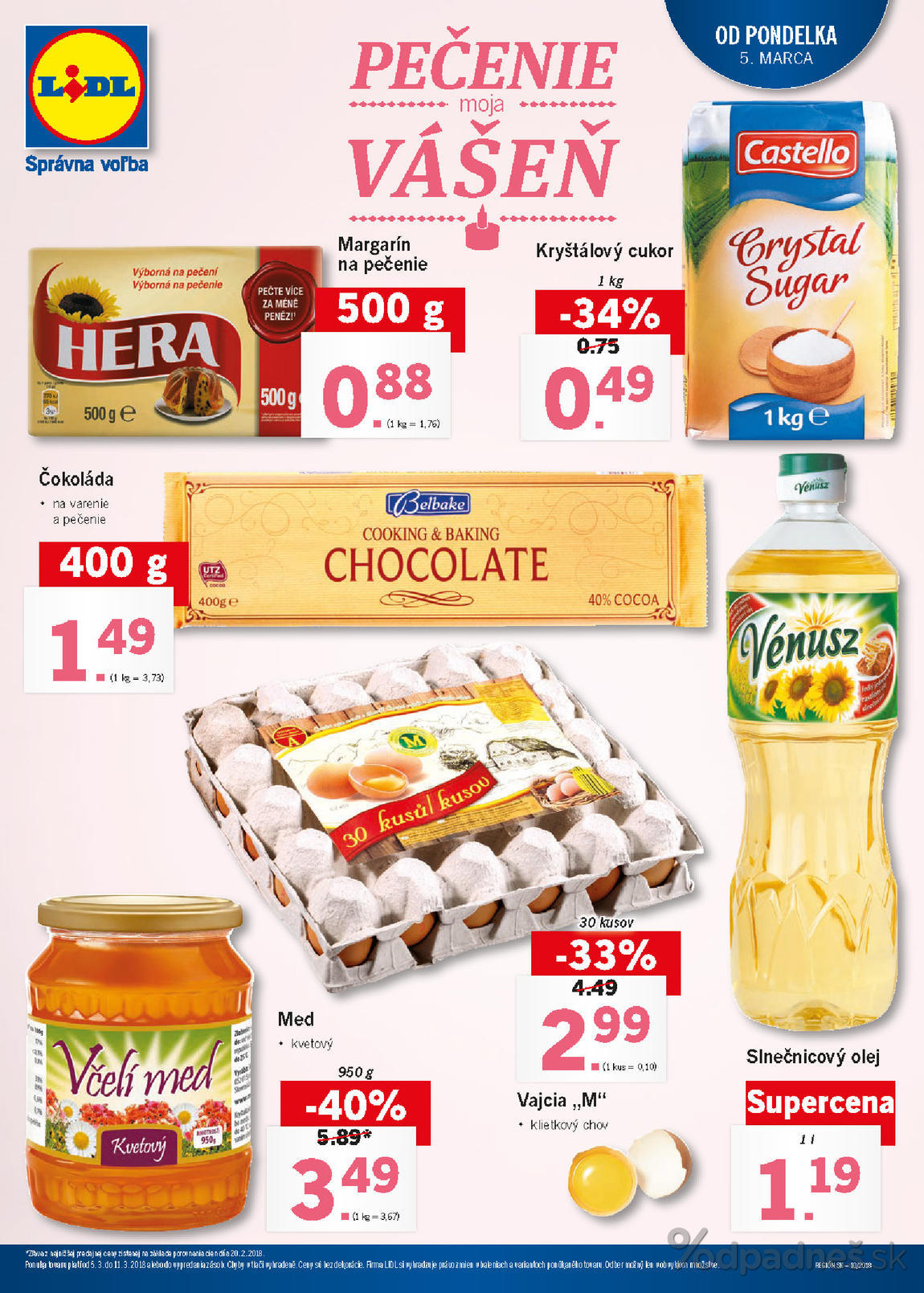 1. stránka Lidl letáku