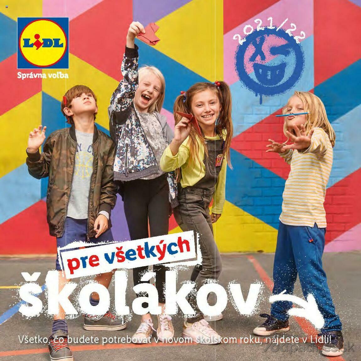 1. stránka Lidl letáku
