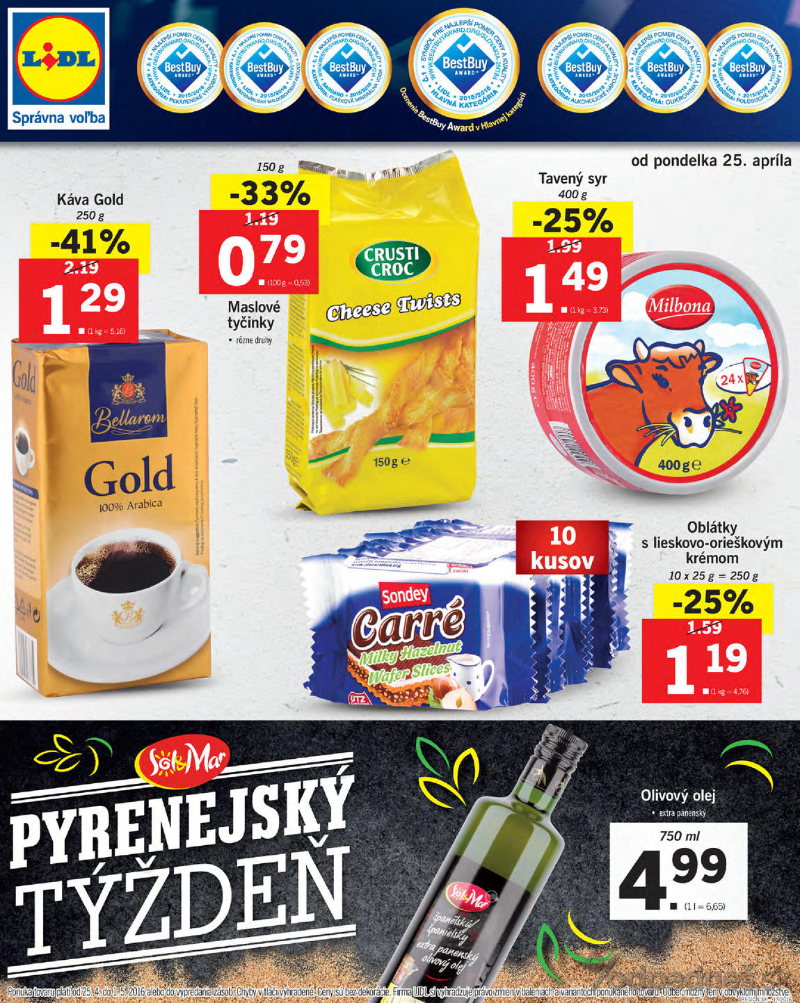 1. stránka Lidl letáku