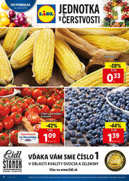 2. stránka Lidl letáku