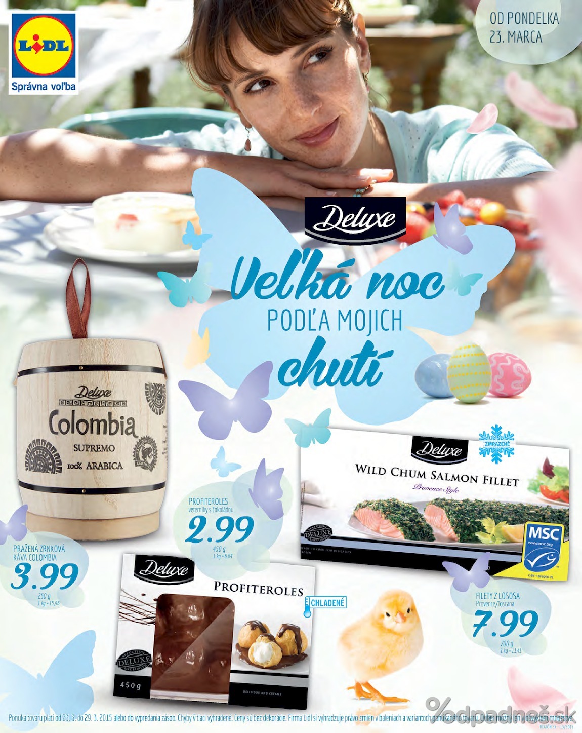 1. stránka Lidl letáku